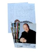 Eastenders Collection of 10 signed photos/ALS including names of June Brown, Danny Dyer, Steve