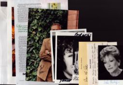 Entertainment collection 6, signed photos, signature pieces includes great names such as Michael