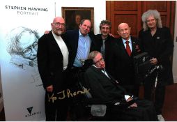 Kip Thorne, a signed 12x8 photo. An American theoretical physicist, writer and longtime friend and