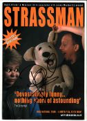 David Strassman signed flyer. Good condition. All autographs come with a Certificate of