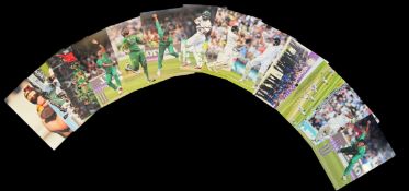 Cricket unsigned photo collection. 10+ photos, including Joe Root, England, Pakistan and more.