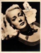 June Havoc signed 10x8 inch vintage black and white photo dedicated with original Hollywood