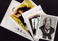 Entertainment collection 8, assorted signed photos includes great names such as Vera Lynn, Alesha
