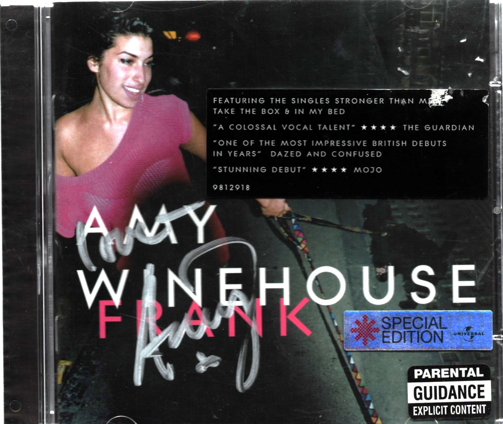 Amy Winehouse signed Frank CD insert. CD included. Good condition. All autographs come with a