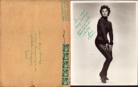 Erin O'Brien signed 10x8 inch vintage black and white photo with original mailing envelope. Good