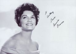 Connie Francis signed 7x5inch black and white photo. Good condition. All autographs come with a