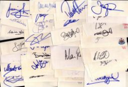 Sport Collection Approx 50 signed cards of legendary names including Kevin Cooper, Sammy Lee,