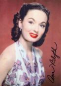 Ann Blyth signed 7x5inch colour photo. Good condition. All autographs come with a Certificate of