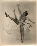Patrice Wymore signed 10x8 inch vintage black and white photo dedicated with original mailing