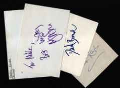 Actors/Actresses signed collection. Contains variety of signed photos and signature piece. 6 in