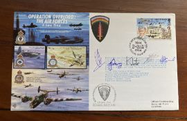 WW2 50th ann DDay Operation Overlord The Air Forces multiple signed flown RAF cover JS50/44/4D.