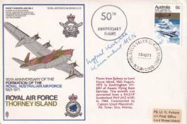 SC35c RAF Thorney Island Signed Siegfried Koitschka RK Commander U - 616. 13 Au 71 Sydney RAF