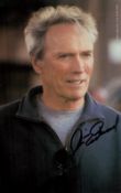 Clint Eastwood signed 8x5 inch colour photo. Good condition. All autographs come with a
