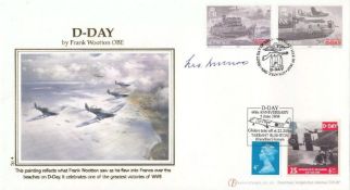 D - Day Cover Signed J L Munro took part in Dams Raid as the pilot 617 Sqn. 6 April 2004 Douglas
