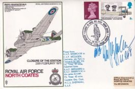 SC34 RAF North Coats Signed Otto Westphalen U- boat Commander U121, U-968 during WW11. 28 Feb 71