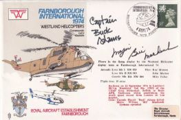 Ad6d Westlands Helicopters Reflown SR71 Signed Pilot H B Adams and W Machorek. 4 Sept 74 BFPS 1479