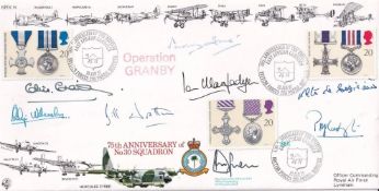 RFDC91c 75th Anniv of 30 Sqn. Operation Grandy Gulf War Special Signed 8. 19 Jan BFPS 2261 50th