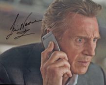 Liam Neeson, OBE signed 10x8 Inch colour photo, is an actor from Northern Ireland. Good condition.