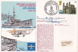 Navy cover 2RN12c 1st Launch Aircraft from Ship Signed The Earl Mountbatten of Burma. 8 May 78 -