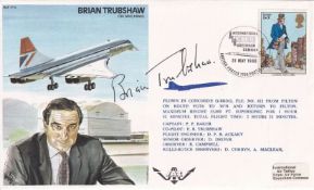 TP12c Brian Trubshaw Test Pilot Signed by Brian Trubshaw Concorde Test Pilot. 31 May 1980 BFPS