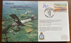WW2 Avm Hine? signed Hawker Hart bomber cover B15. Good condition. All autographs come with a