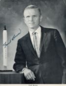 Frank Borman Autopen Black and White Photo (Commander of Apollo 8) approx. size 10 x 7. 5 inches.