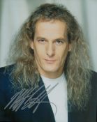 Michael Bolton signed 10x8 Inch colour photo, known professionally as Michael Bolton, is an American