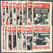 Collection of 17 Boxing Newspapers Vol.34-35 69th-70th Year 1978/79. Includes Alan Minter Dave Boy