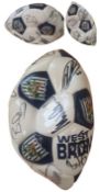 West Bromwich Albion multi signed football 2011/12 includes signatures from Bryan Robson, Zoltan