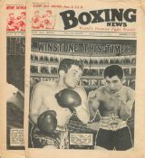 Boxing Newspaper Vol. 24 no. 3, 59th Year January 1968. Preview Howard Winstone v Mitsunori Seki