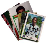Football collection 12,signed colour promo photos from around European leagues includes Jason Euell,