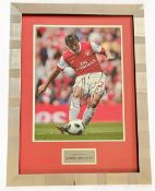 Andrei Arshavin signed colour photo 15.75x12 Inch mounted includes small silver plaque Authentic