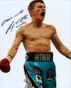 Boxing Ricky Hatton signed 10x8 inch colour photo. Good condition Est.