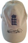 Alec Stewart signed England cricket cap. Good condition Est.