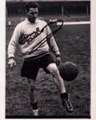 Dave Mackay signed 10x8 inch black and white photo. Good condition Est.