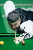 John Parrott signed 12x8inch colour photo. Good condition Est.