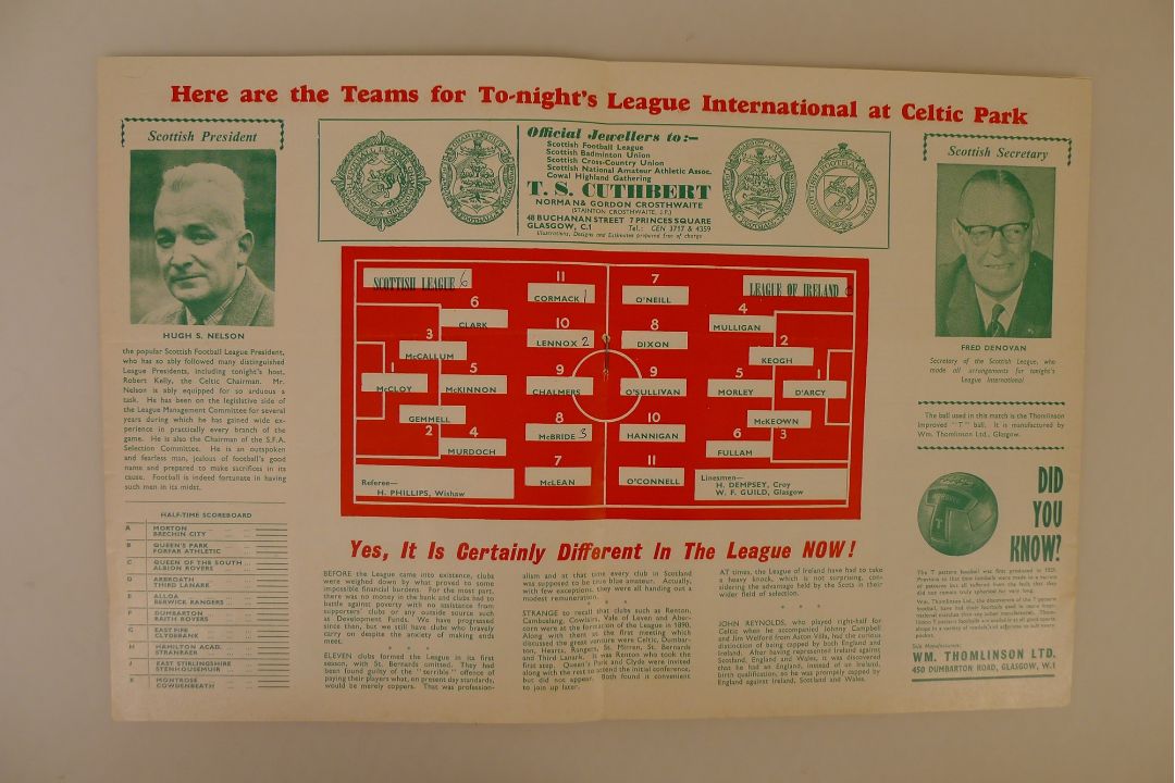 5 x Scottish League Home Inter-League International programmes from 1958 to 1966 comprising 1 x - Image 5 of 5