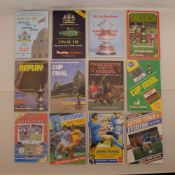 12 x FA Cup Final, Replay and Semi Final programmes from 1981 to 1988 comprising 1 x Final