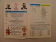 8 x Football League Cup Final programmes consecutive years from 1968 to 1975 comprising 1 x