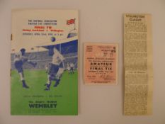 1 x FA Amateur Cup 1950 Final programme Bishops Auckland Vs Willington April 22 1950 at Empire