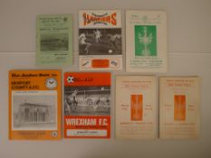 7 x Wales FA Welsh Cup programmes including Final, Semi Final, Quarter Final and Replays from 1958