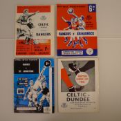 4 x Scottish League Cup Final and Semi Final programmes 1962 to 1970 comprising 1 x Rangers Vs