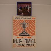 1 x Scottish FA Cup Final 1966 programme Celtic Vs Rangers April 23 1966 Final at Hampden Park