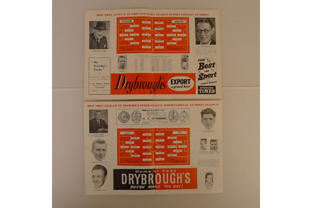 5 x Scottish League Home Inter-League International programmes from 1958 to 1966 comprising 1 x - Image 3 of 5