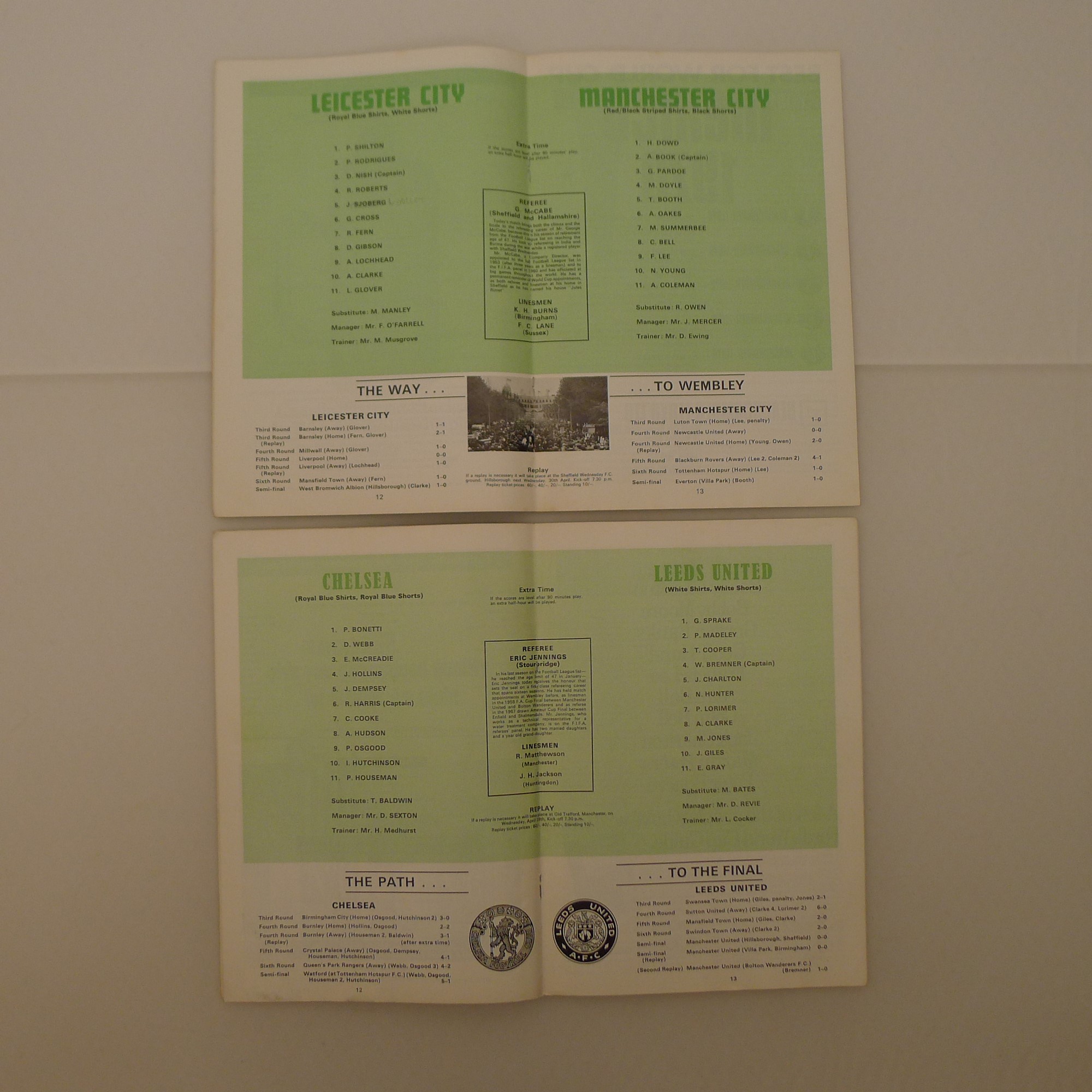5 x FA Cup Final programmes consecutive years from 1966 to 1970 comprising 1 x Everton Vs - Image 4 of 4