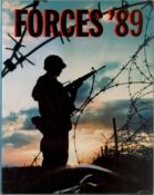 Forces'89 hardback book. UNSIGNED. We combine shipping on all lots. Single book £5.99 UK, £7.99
