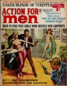 Action for men magazine January 1966 volume 10 number 1 softback book. UNSIGNED. We combine shipping
