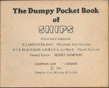 The dumpy pocket book of ships by Sampson Low hardback book. UNSIGNED. We combine shipping on all