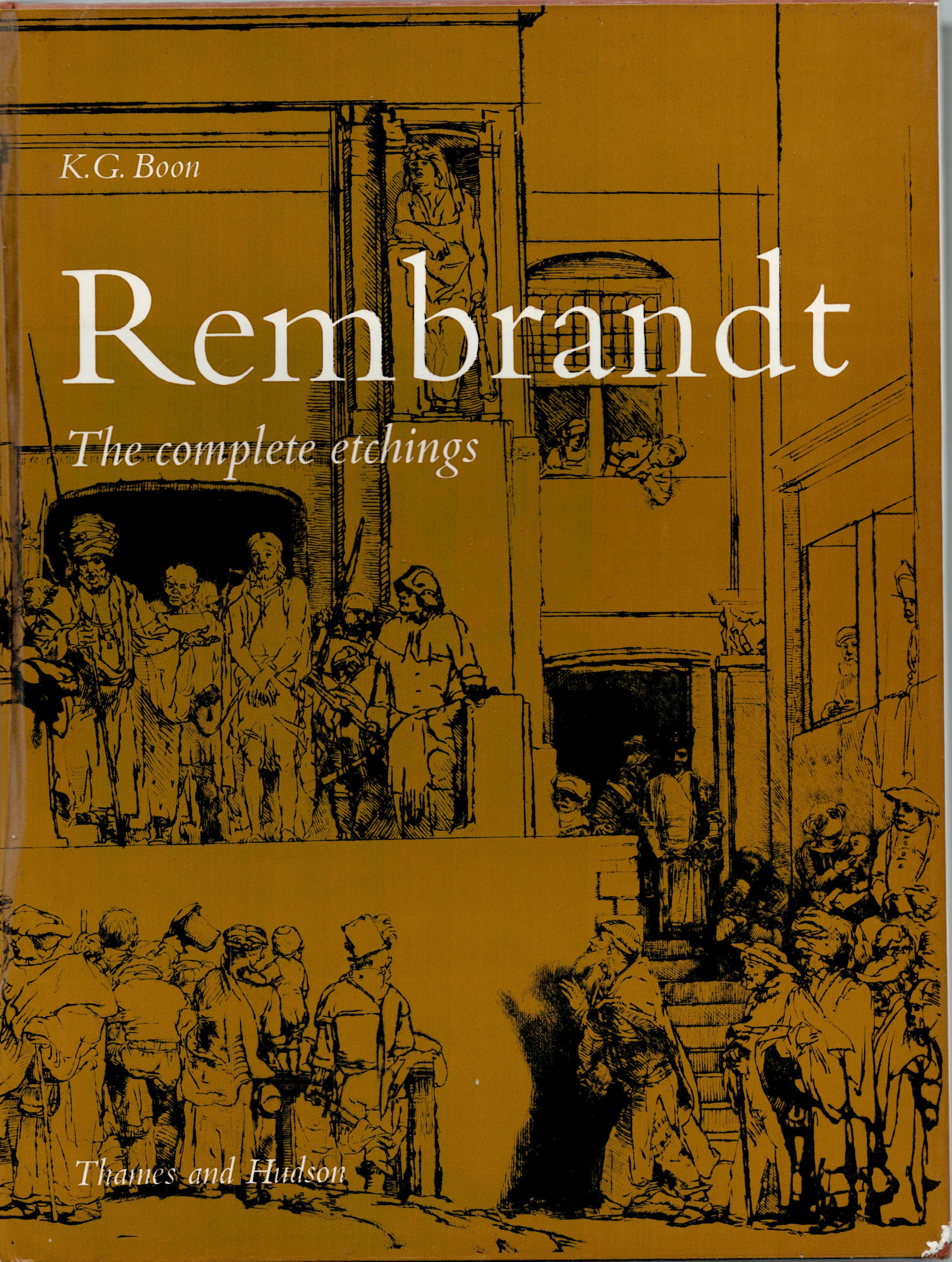 Rembrandt, the complete etchings by K G Boon hardback book. We combine shipping on all lots.
