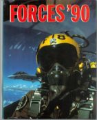 Forces '90 hardback book. UNSIGNED. We combine shipping on all lots. Single book £5.99 UK, £7.99